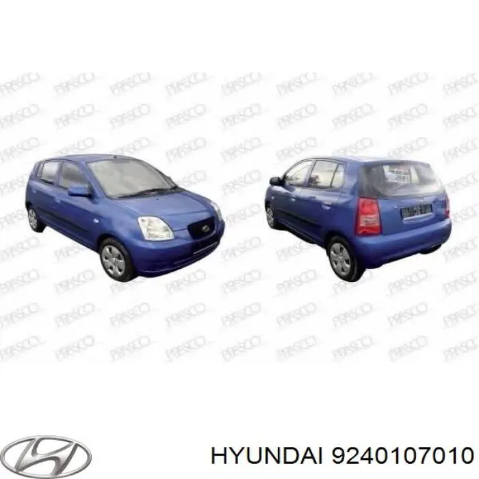 9240107010 Hyundai/Kia piloto posterior izquierdo