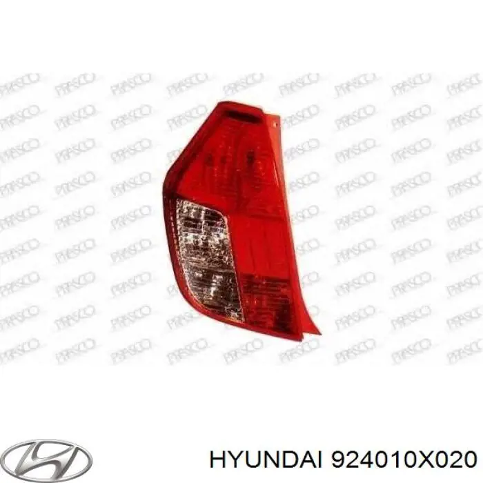 924010X020 Hyundai/Kia piloto posterior izquierdo