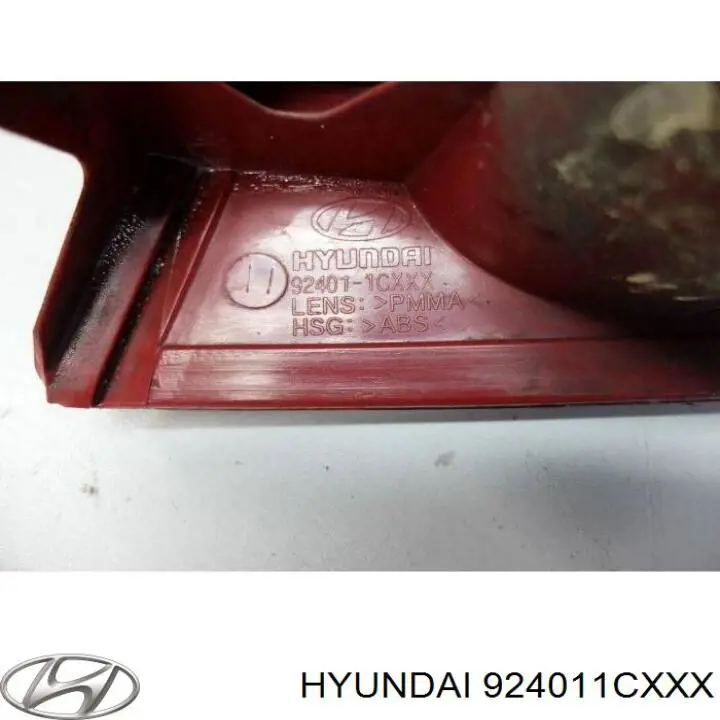 924011CXXX Hyundai/Kia piloto posterior izquierdo