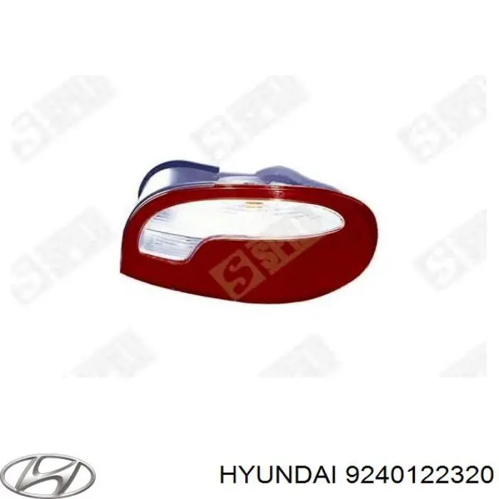 Piloto posterior izquierdo para Hyundai Accent 