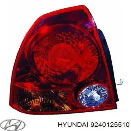 9240125510 Hyundai/Kia piloto posterior izquierdo