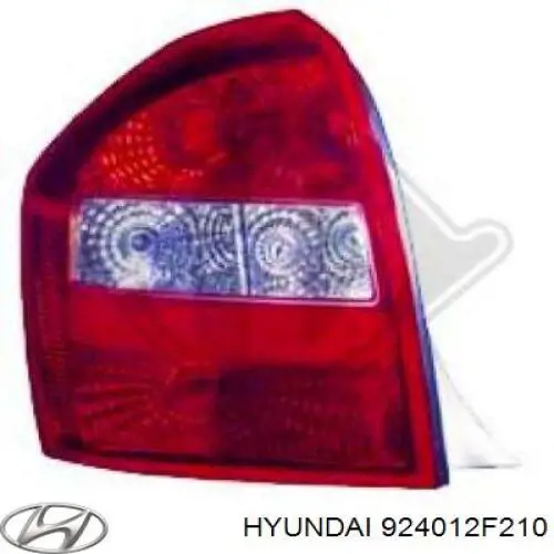 924012F210 Hyundai/Kia piloto posterior izquierdo