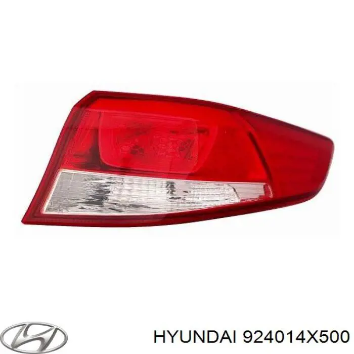 924014X500 Hyundai/Kia piloto posterior exterior izquierdo