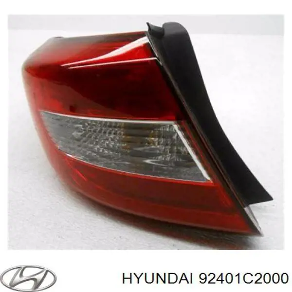 92401C2000 Hyundai/Kia piloto posterior exterior izquierdo