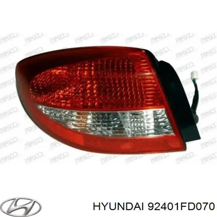 92401FD070 Hyundai/Kia Piloto trasero izquierdo