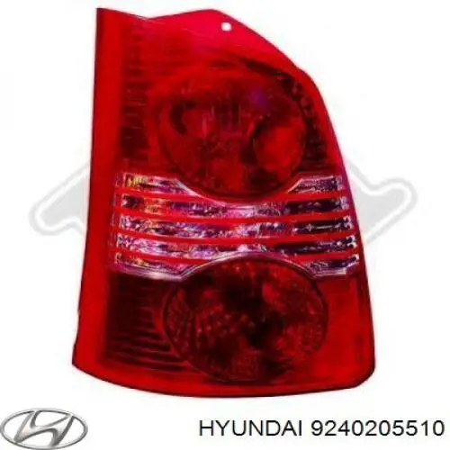 Piloto trasero derecho para Hyundai Atos  MX