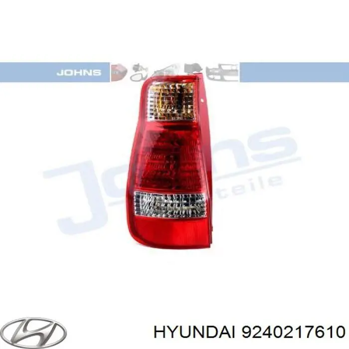 9240217600 Hyundai/Kia piloto posterior derecho