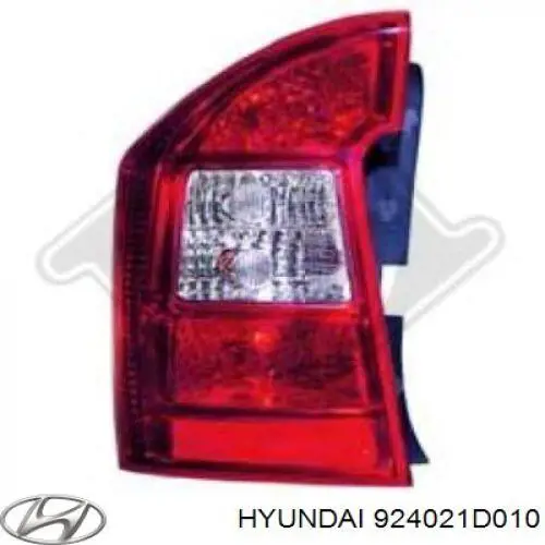924021D010 Hyundai/Kia piloto posterior derecho