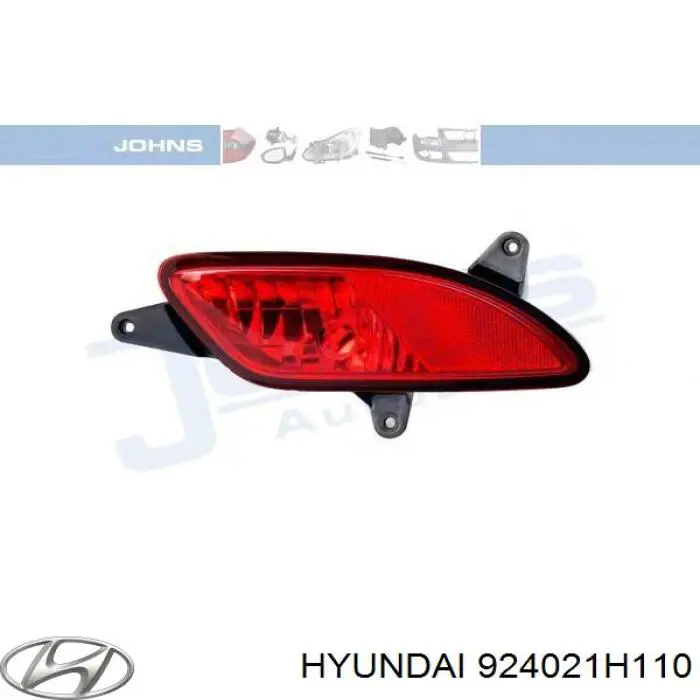 Luz antiniebla trasera derecha Hyundai/Kia 924021H110 precio, desde 52,75 EUR