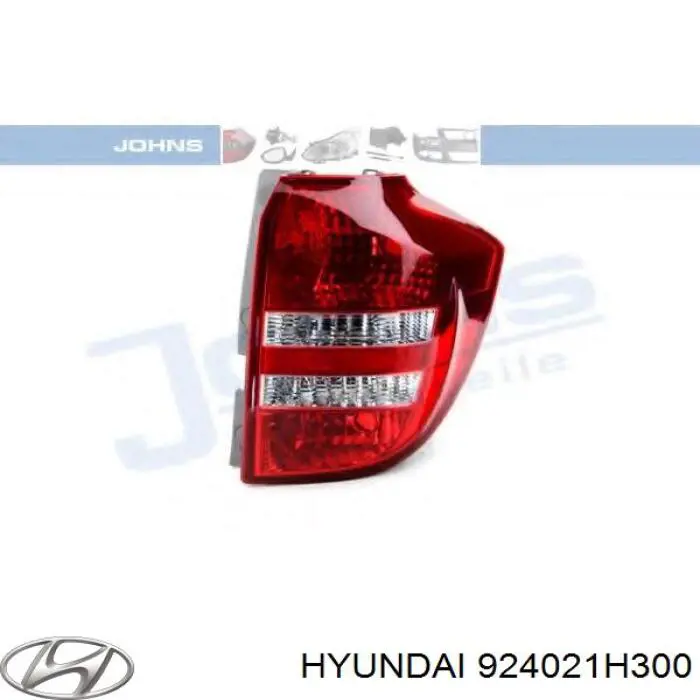 924021H300 Hyundai/Kia piloto posterior derecho