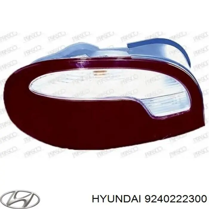 9240222300 Hyundai/Kia piloto posterior derecho