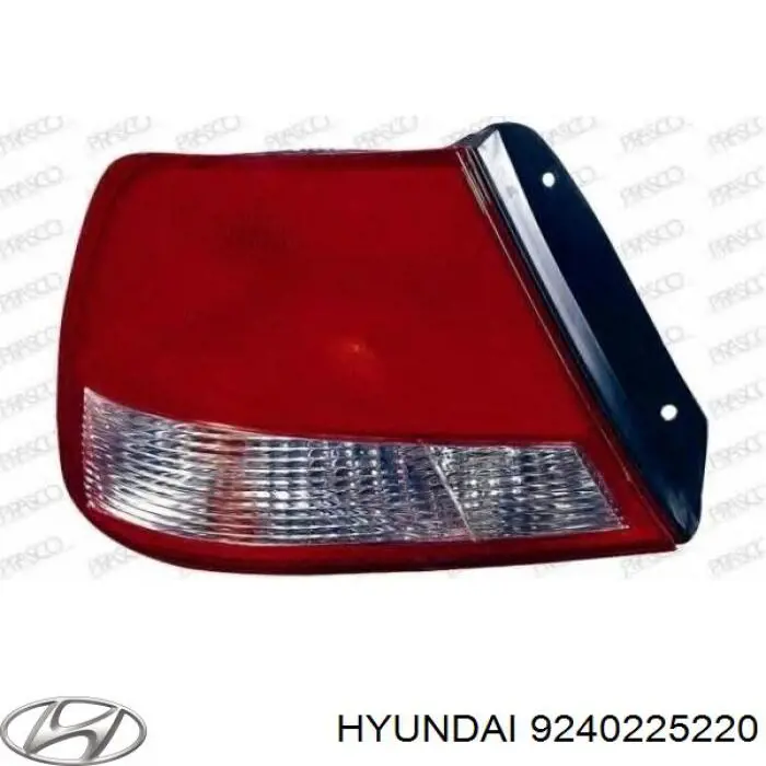 9240225220 Hyundai/Kia piloto posterior derecho