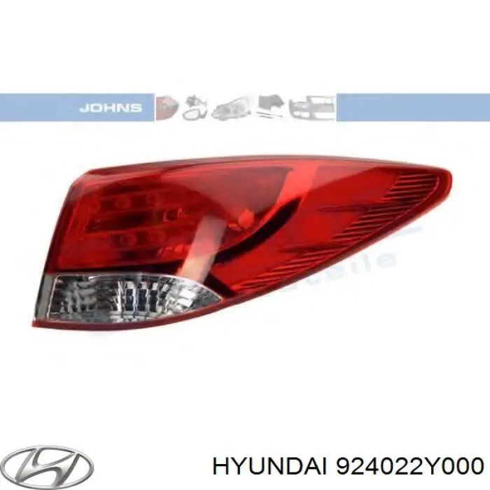 Comprar 924022Y000 Hyundai/Kia Piloto trasero exterior derecho