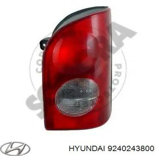 9240243800 Hyundai/Kia piloto posterior derecho