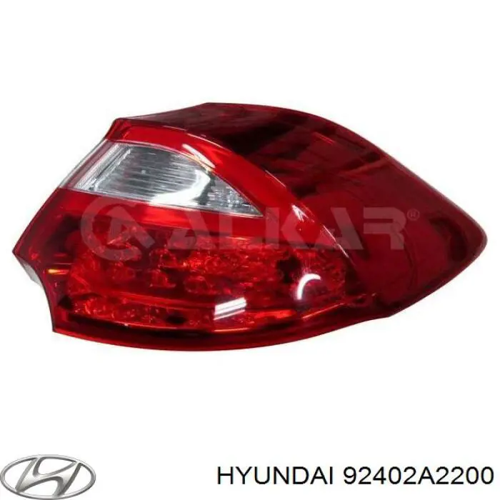 92402A2200 Hyundai/Kia Piloto trasero exterior derecho