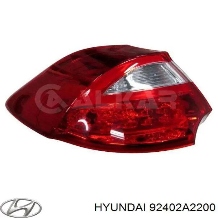 Piloto trasero exterior derecho Hyundai/Kia 92402A2200 precio, desde 114,71 EUR