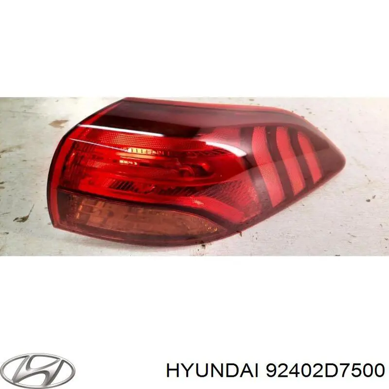 Piloto trasero exterior derecho Hyundai/Kia 92402D7500 precio, desde 179,31 EUR