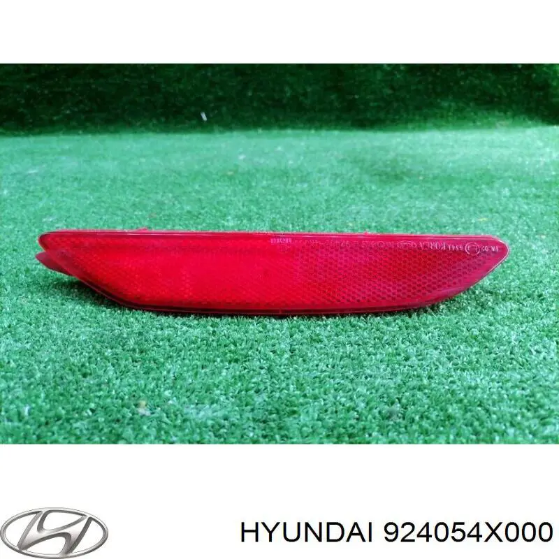 924054X000 Hyundai/Kia reflector, parachoques trasero, izquierdo