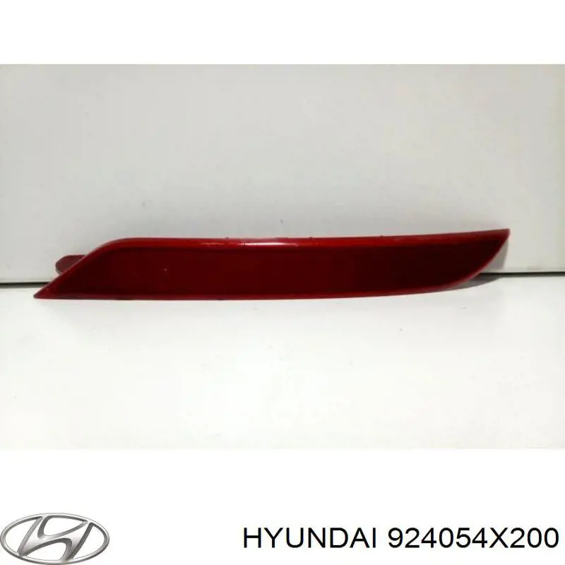 924054X200 Hyundai/Kia reflector, parachoques trasero, izquierdo