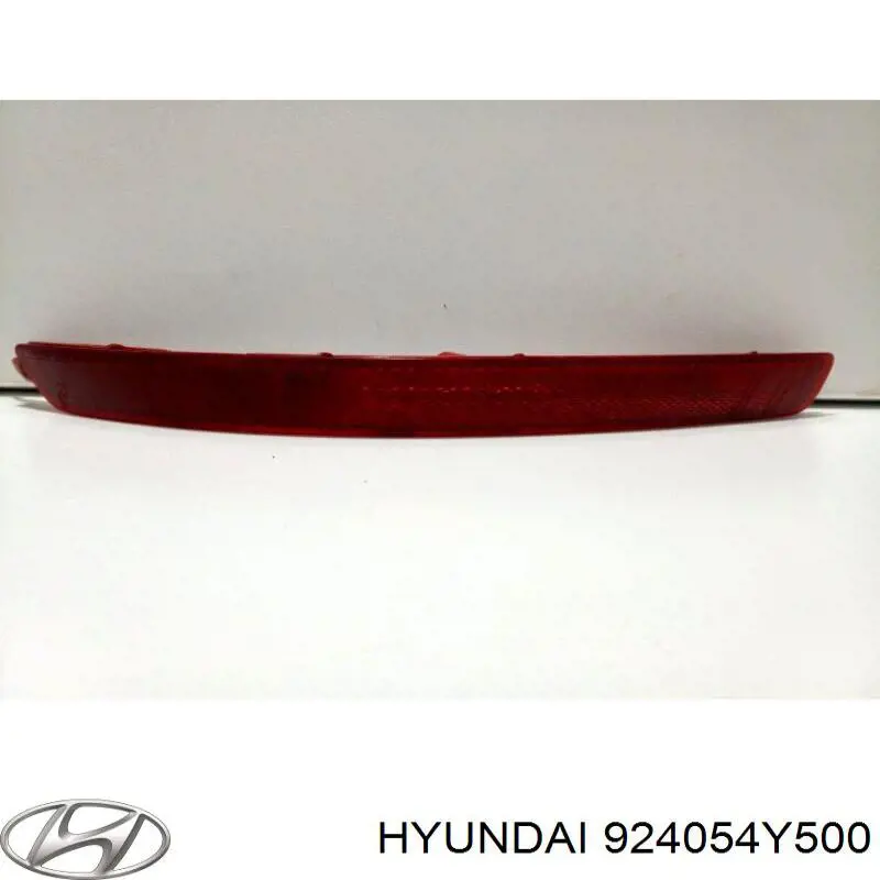 924054Y500 Hyundai/Kia reflector, parachoques trasero, izquierdo