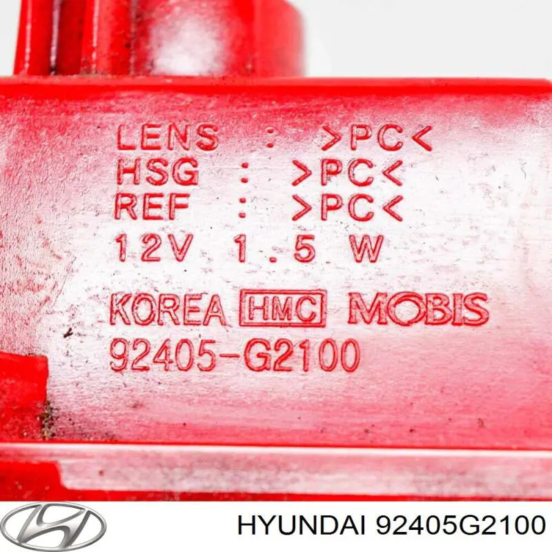 Luz antiniebla trasera Hyundai/Kia 92405G2100 precio, desde 81,31 EUR