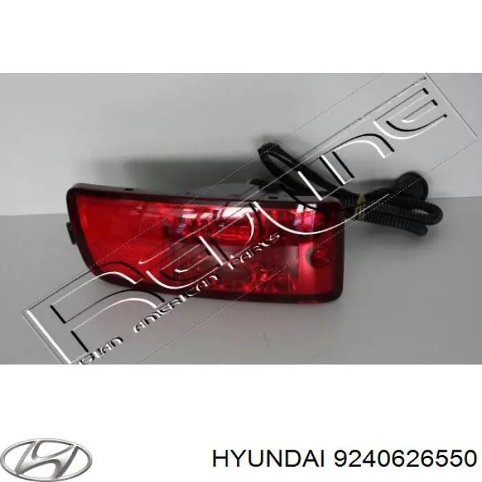9240626550 Hyundai/Kia faro antiniebla trasero derecho
