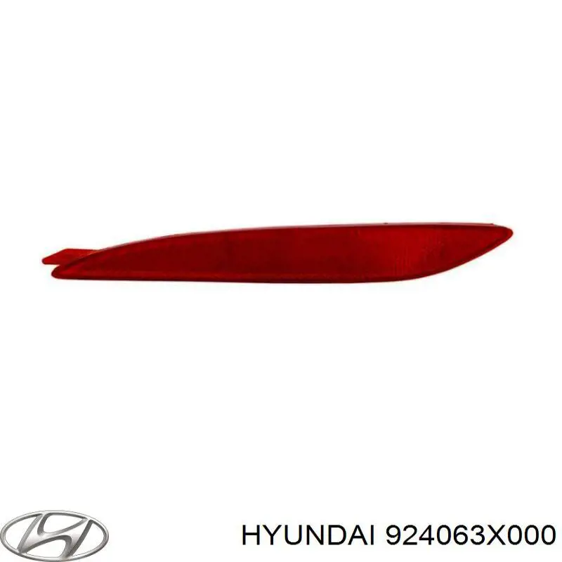 Deflector parachoques trasero derecho Hyundai/Kia 924063X000 precio, desde 9,51 EUR
