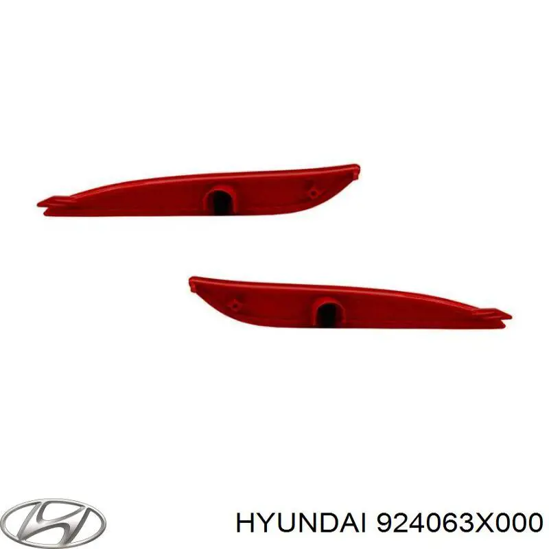 Comprar 924063X000 Hyundai/Kia Reflector del parachoques trasero derecho