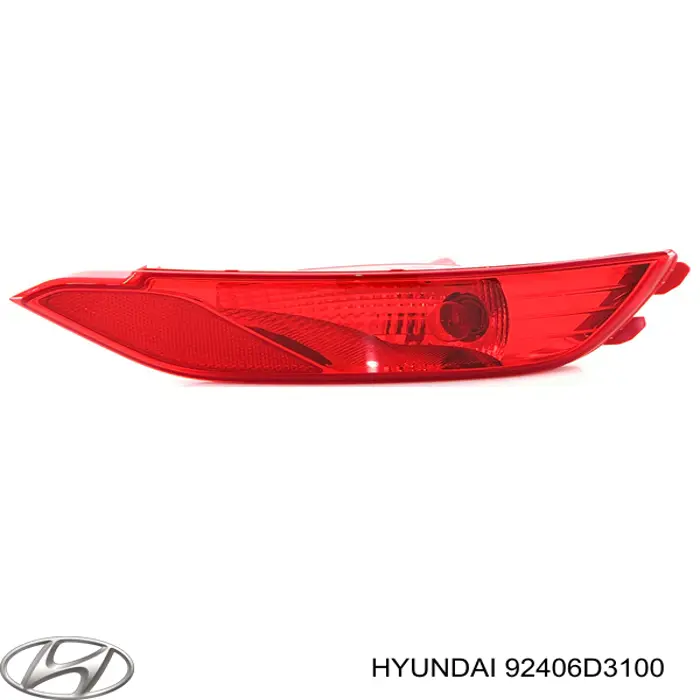 92406D3100 Hyundai/Kia faro antiniebla trasero derecho