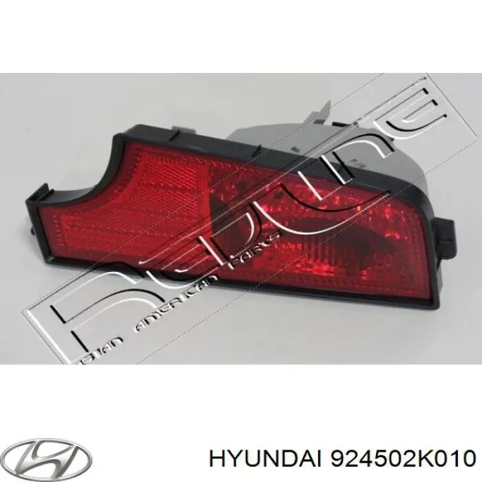 924502K010 Hyundai/Kia faro antiniebla trasero izquierdo