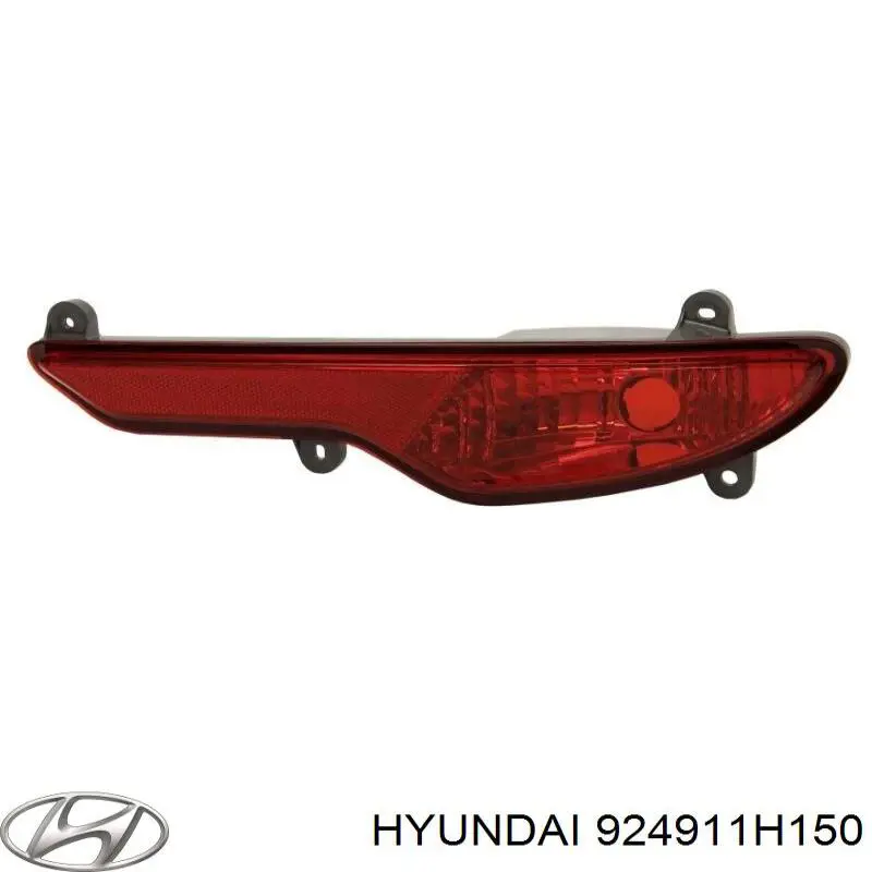 924911H150 Hyundai/Kia faro antiniebla trasero derecho