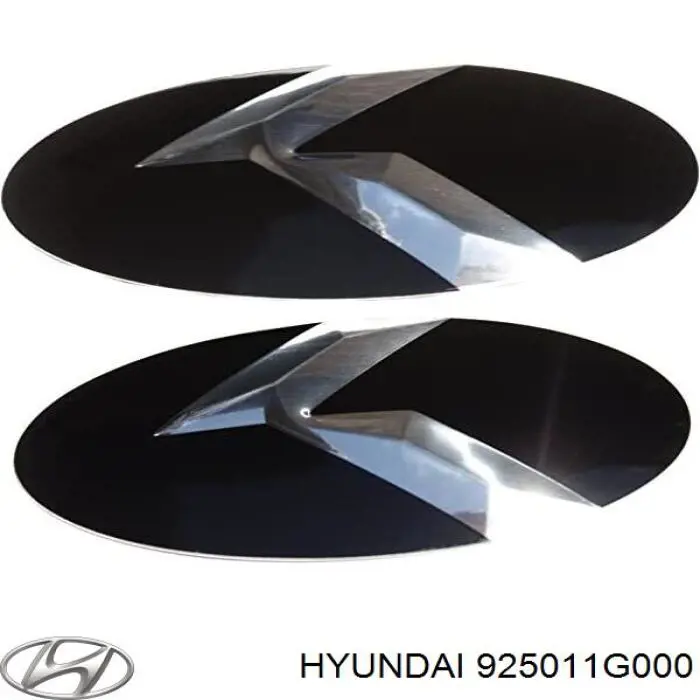 925011G000 Hyundai/Kia piloto de matrícula