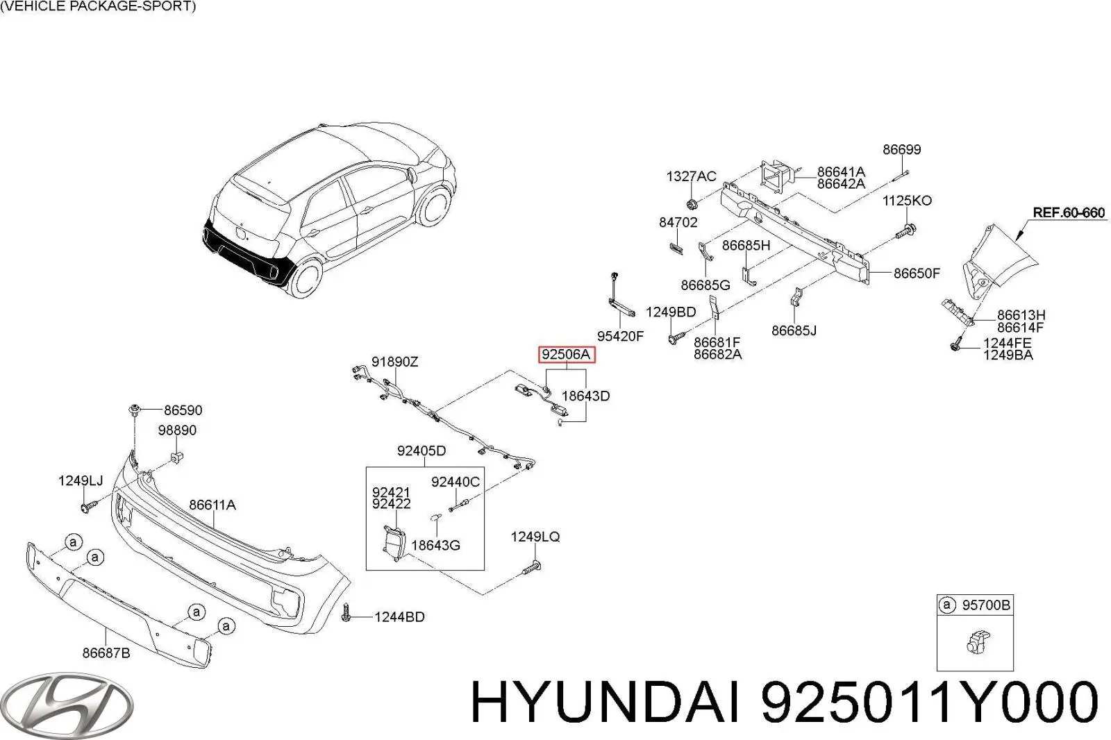  Luz matricula KIA Picanto 2