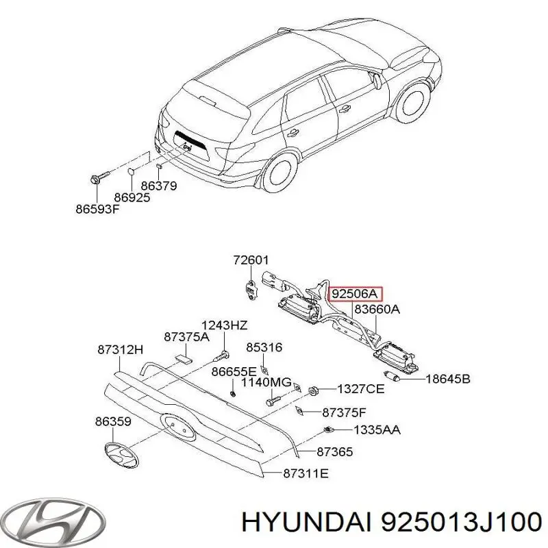 925013J100 Hyundai/Kia