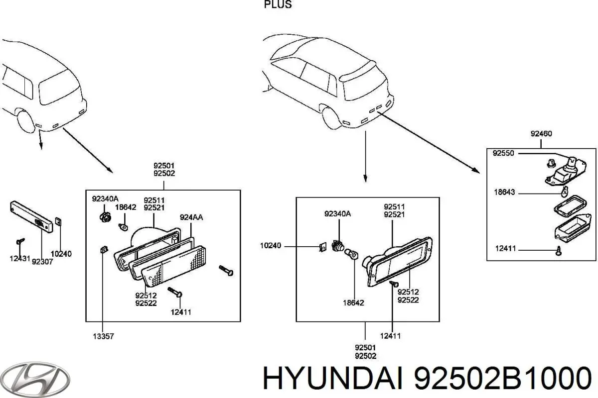 92502B1000 Hyundai/Kia