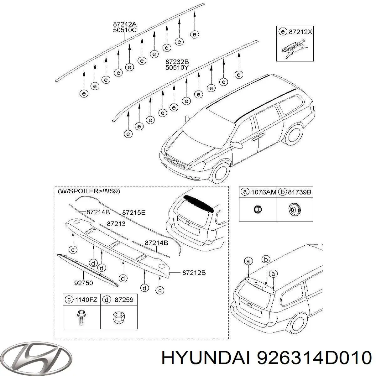 926314D010 Hyundai/Kia