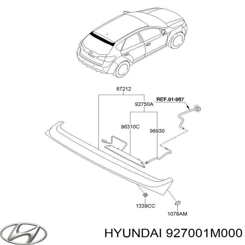 927001M000 Hyundai/Kia