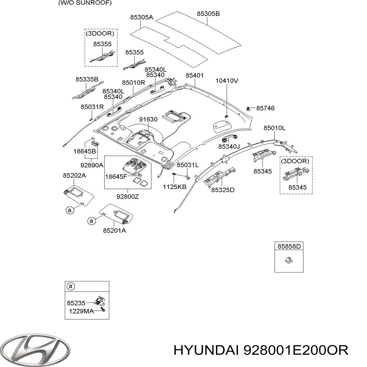 928001E200OR Hyundai/Kia