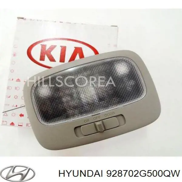 928702G500QW Hyundai/Kia luz interior (cabina trasera)