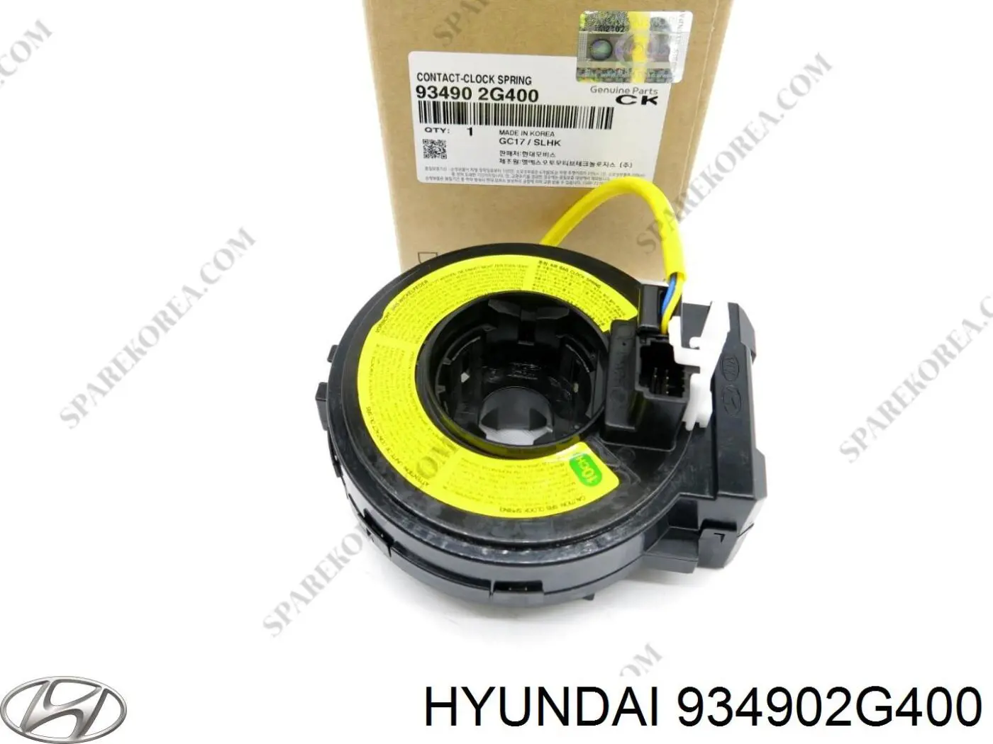 934902G400 Hyundai/Kia anillo de airbag