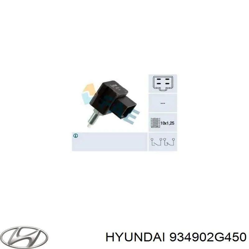 934902G450 Hyundai/Kia anillo de airbag