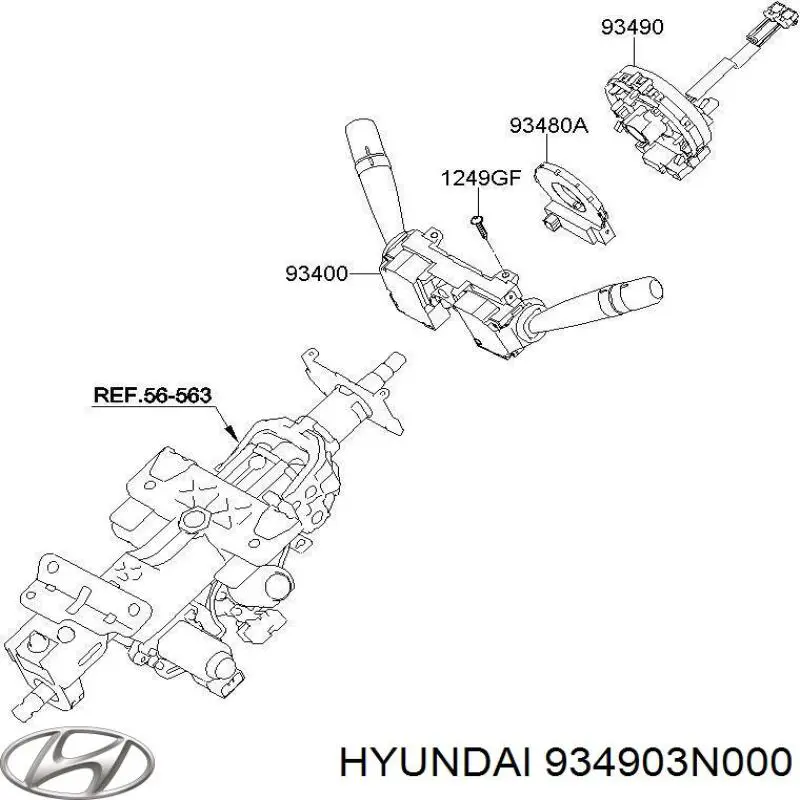 934903N000 Hyundai/Kia