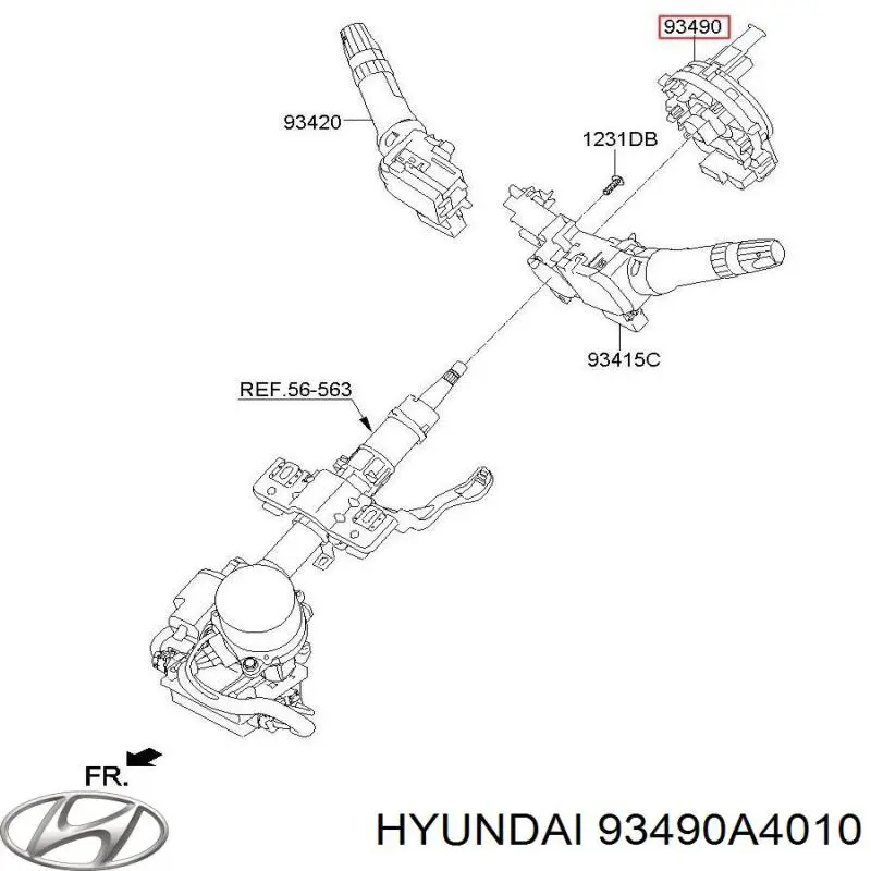 Anillo de contacto del volante Hyundai/Kia 93490A4010 precio, desde 34,14 EUR