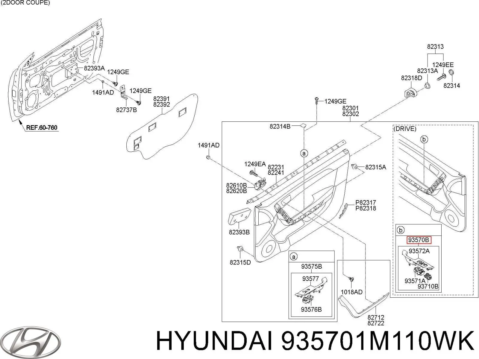 935701M110WK Hyundai/Kia