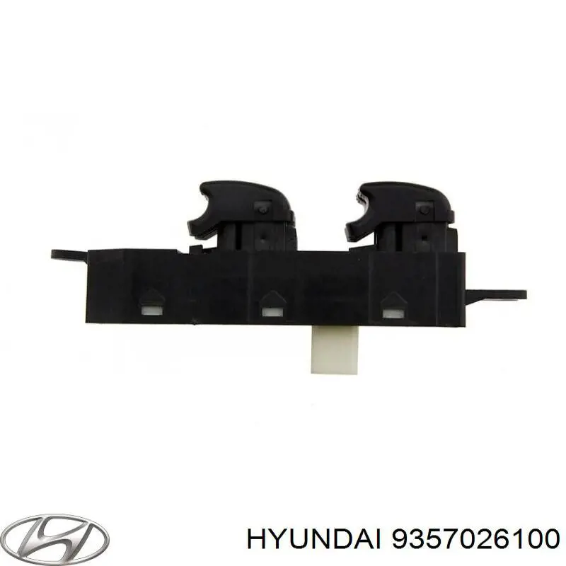 Interruptor de elevalunas delantera izquierda 9357026100 Hyundai/Kia