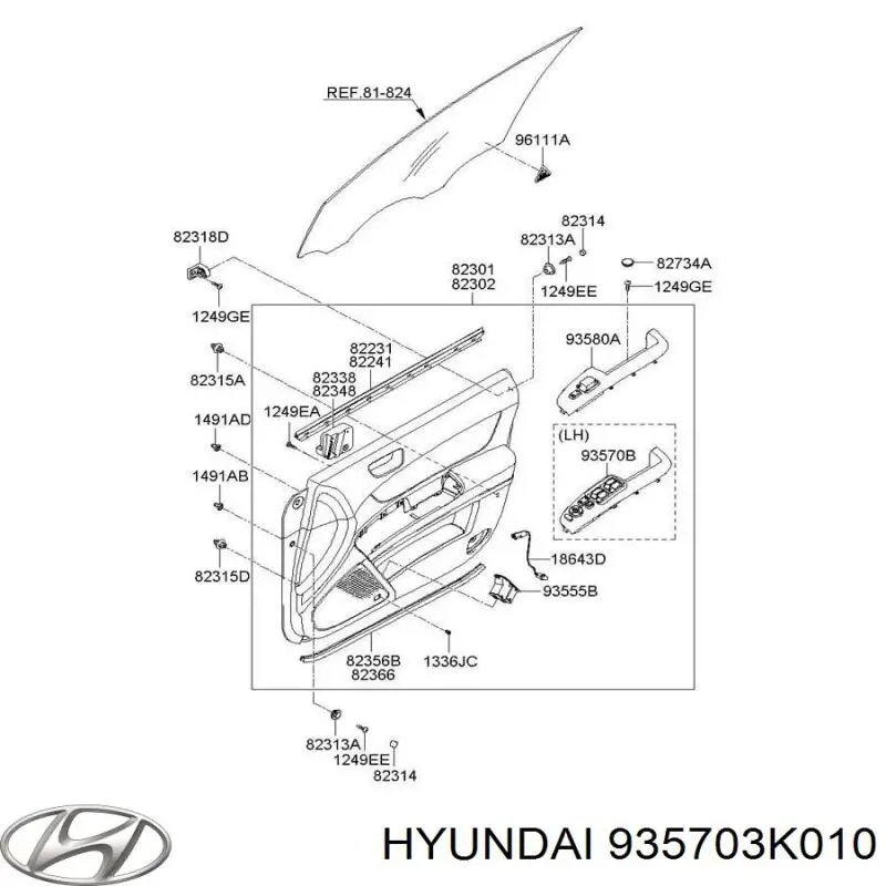 935703K010 Hyundai/Kia