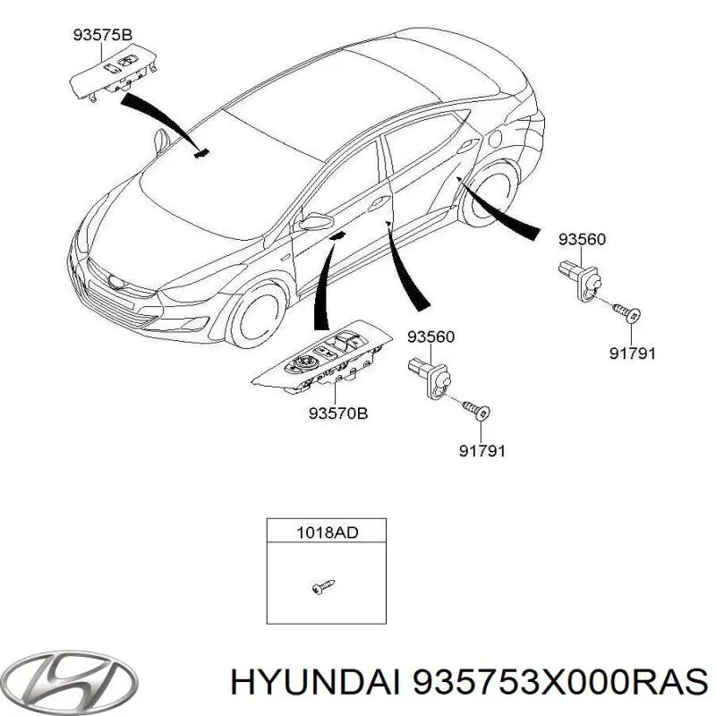 935753X000RAS Hyundai/Kia