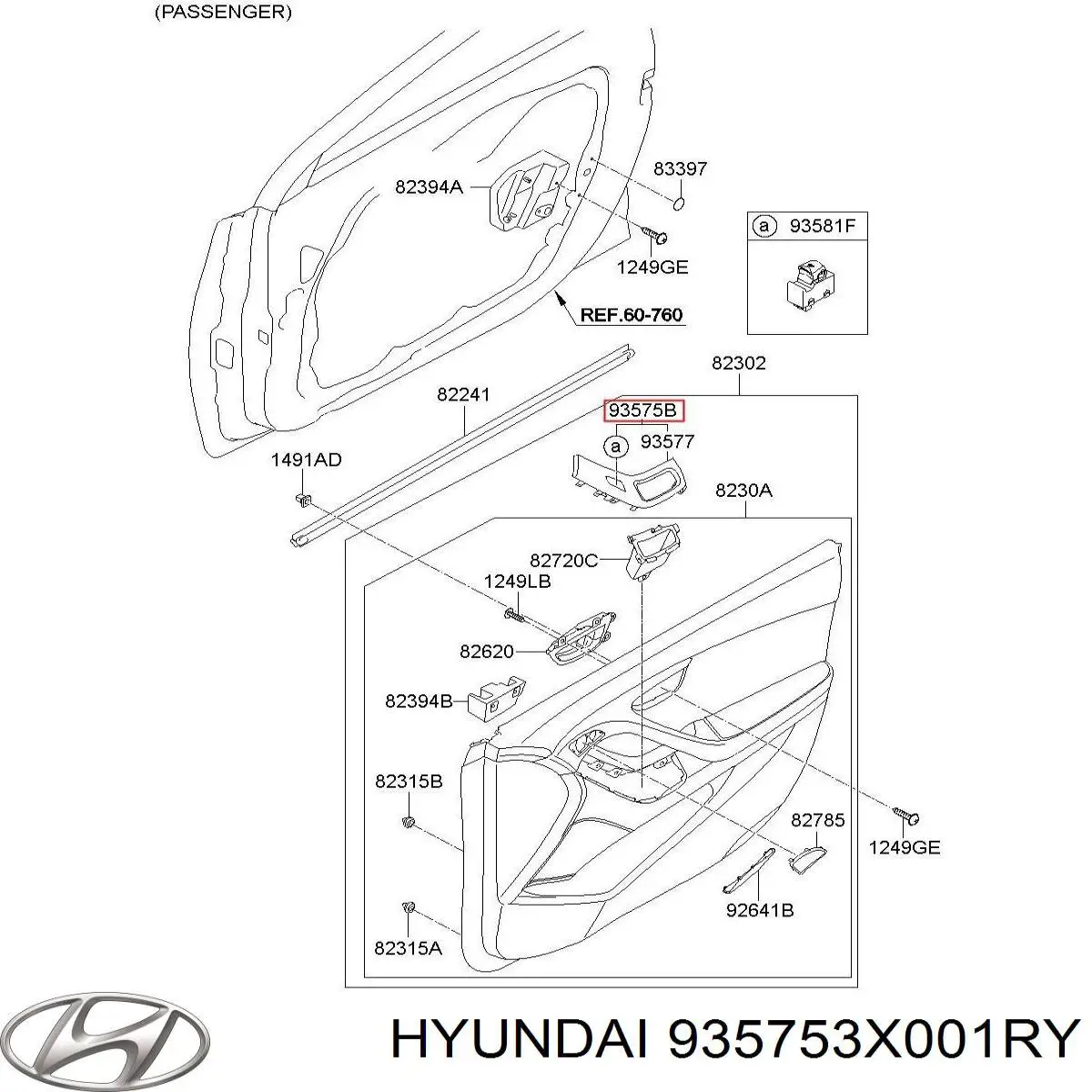 935753X001RY Hyundai/Kia