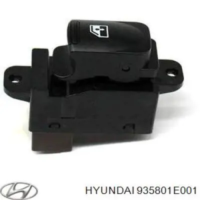 935801E001 Hyundai/Kia botón de elevalunas delantero derecho