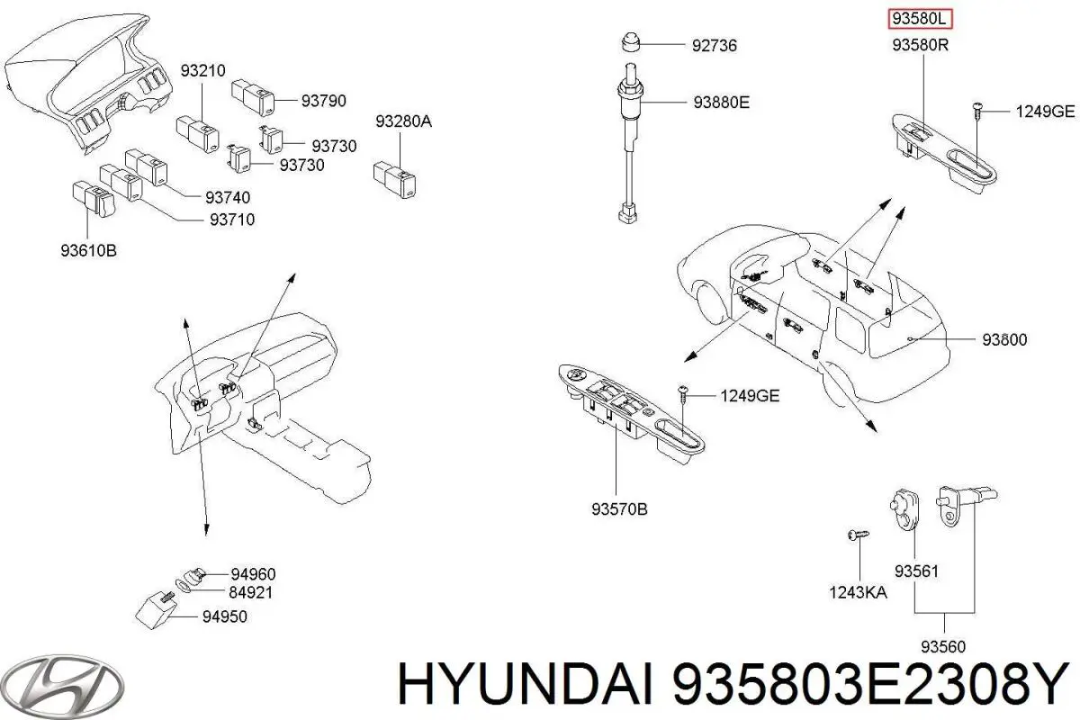 935803E2308Y Hyundai/Kia